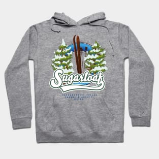 Sugarloaf Carrabassett Valley,Franklin County,Maine ski Hoodie